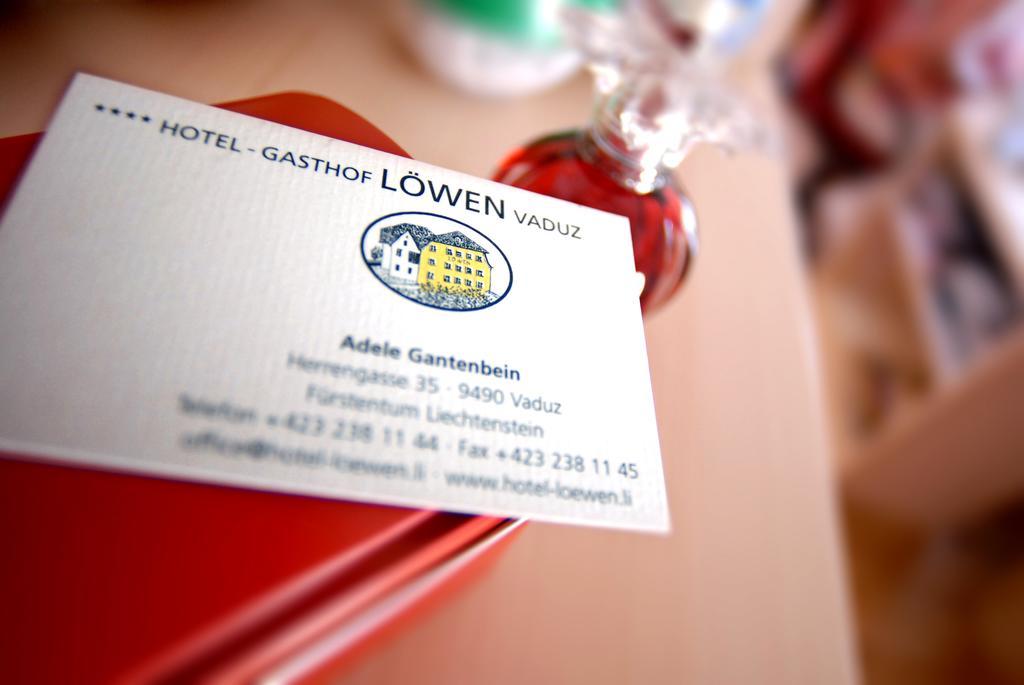 Hotel Gasthof Lowen Vaduz Extérieur photo